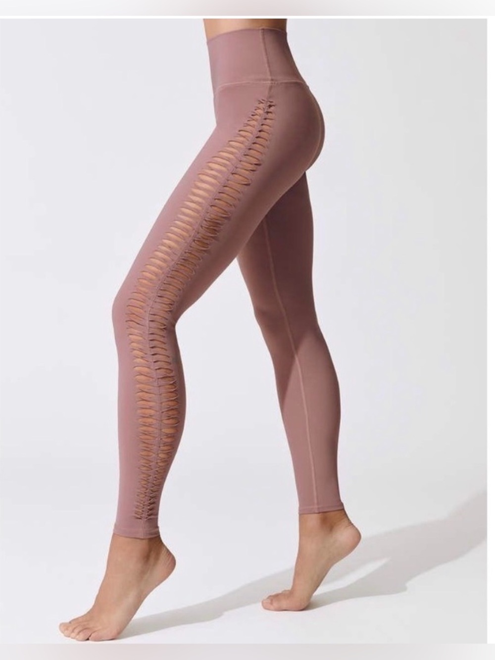 ALO Yoga Reform Legging Make The Cut Smoky Quartz Size Small - Picture 2 of 9